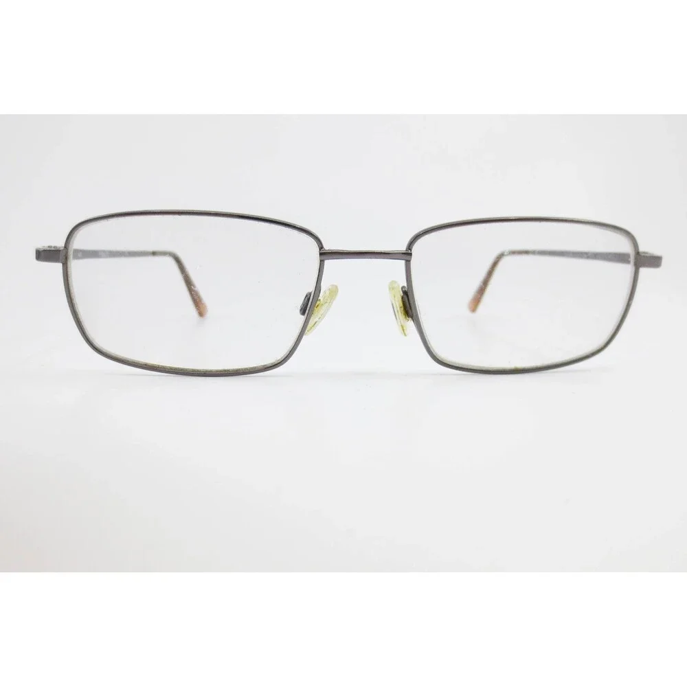 Flexon Wilson 600 033 Eyeglasses Frame Gunmetal Rectangular 53-17-145 Mens